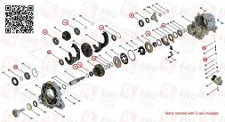 Китай 4292206133 Комплект підшипників (для ATC35L/Hyundai ATC/Maserati ATC)