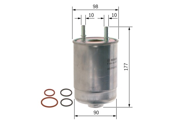 F026402067 BOSCH Фільтр паливний