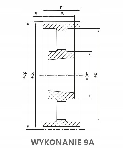 Optibelt РЕМІНЬ OPIBELT 55 мм TB 112 14M 55
