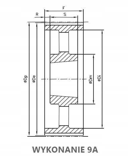 Optibelt РЕМІНЬ OPIBELT 55 мм TB 112 14M 55