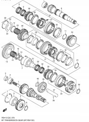 Suzuki OE 24400-84E20-000 РЕЖИМ ПЕРШОЇ І ДРУГОЇ ПЕРЕДАЧ SUZUKI SWIFT OPEL