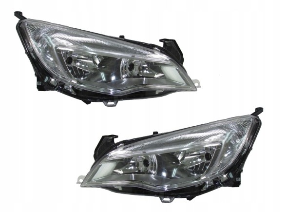Inn 551109HE+551110HE ПЕРЕДНІ ФАРИ OPEL ASTRA J 2009-2012 СРІБЛЯСТІ