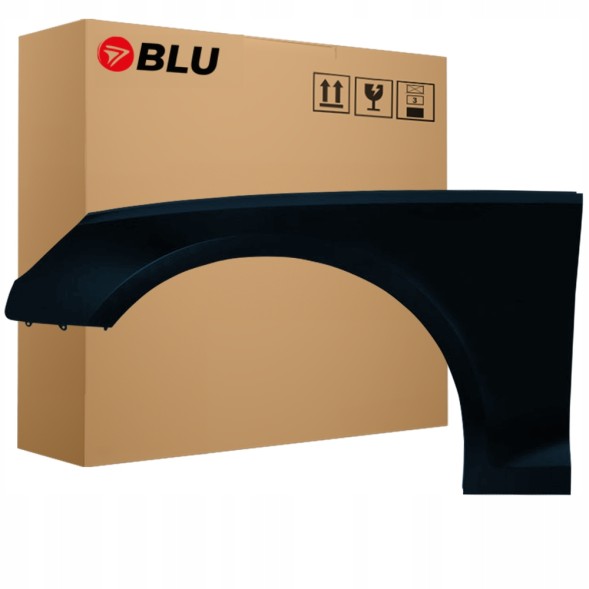 243927245 BLU Бризковик AUDI A4 B9 S4 LY9T лівий чорний 15-19 передній
