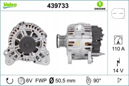 Valeo 86705931 VAL Генератор /новий/ seat ibiza iv 10-15/skoda rapid 12-19