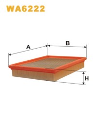 WA6222 WIX FILTERS Фільтр повітряний