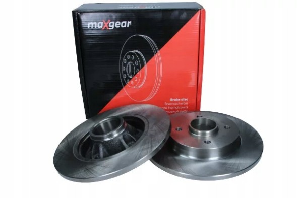 Maxgear 2× Гальмівний диск Maxgear 19-1902 + MAXGEAR КОЛОДКИ ХАМ. CITROEN Т. БЕРЛІНГО 08-