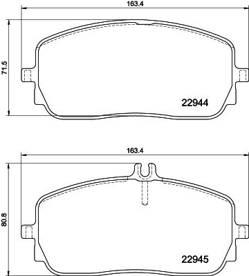 Hella 8DB 355 039-011 Hella 8db 355 039-011 набір гальмівних колодок, дискові гальма