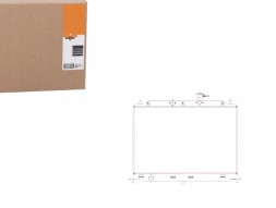 NRF 108793620 NRF Nrf53491 охолоджувач kia rio 1,4 16v 05- + помічник водія #33