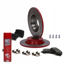 Master-Sport 201221690P Диски + гальмівні колодки задні 201221690