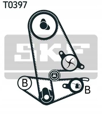 SKF VKMC 93011 Комплект грм + водяний насос vkmc 93011 skf honda