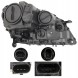 TYC 504509-E MHM TUNING Фара Передня Tyc Лінзована Mercedes ML klasa w164 164 2005-2008 L (Ліва)