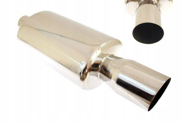 1A First Automotive TW-TL-048 Кінцевий глушник turboworks 100мм вхід 63,5мм (2.5 дюйма)