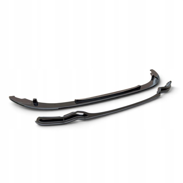 Китай Splitter CS BMW E92 E93 Polift M Pakiet Спідниця бампера сплітер BMW E92 E93 рестайлінг M-пакет передній чорний глянець