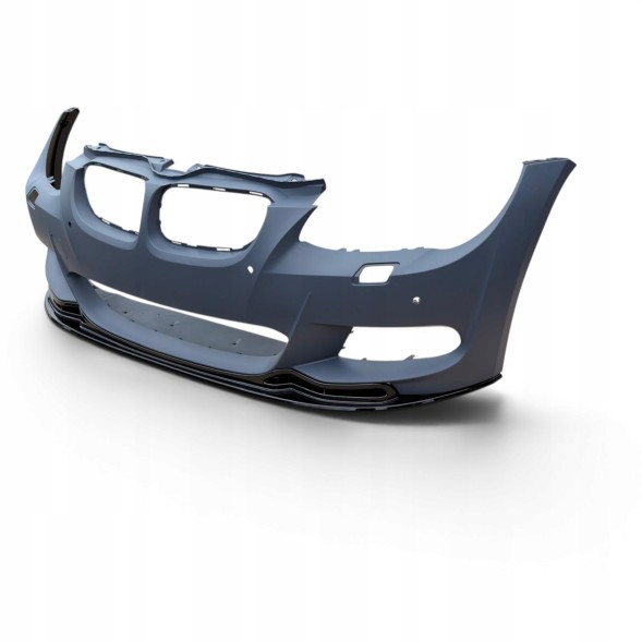 Китай Splitter CS BMW E92 E93 Polift M Pakiet Спідниця бампера сплітер BMW E92 E93 рестайлінг M-пакет передній чорний глянець