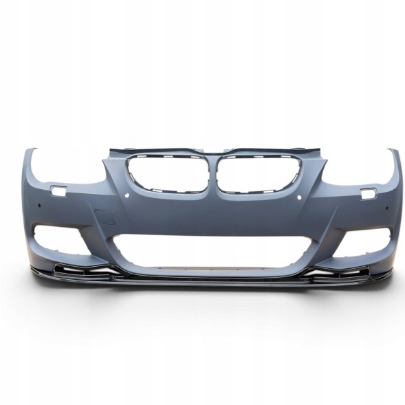 Китай Splitter CS BMW E92 E93 Polift M Pakiet Спідниця бампера сплітер BMW E92 E93 рестайлінг M-пакет передній чорний глянець