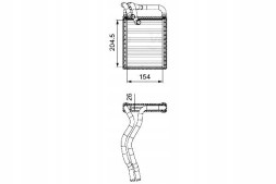 Valeo 812441/ZAW Valeo обігрівач kia cee'd 07- hyundai i30 07-