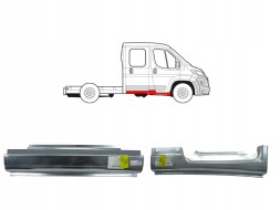 Китай 577PODWKABIN06 Поріг Пороги Репература Ducato Boxer Jumper 06 - 24 Доппелькабіна Комплект !