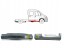 Китай 577PODWKABIN06 Поріг Пороги Репература Ducato Boxer Jumper 06 - 24 Доппелькабіна Комплект !