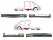 Китай 577PODWKABIN06 Поріг Пороги Репература Ducato Boxer Jumper 06 - 24 Доппелькабіна Комплект !