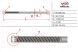MSG BW209C Планка зубчастої рульової передачі BMW 7 E65-68 01-08