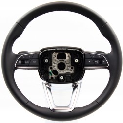 Audi OE 4M8419091AJ, DWP521151OE НОВЕ ОРИГІНАЛЬНЕ ШКІРЯНЕ МУЛЬТИФУНКЦІОНАЛЬНЕ КЕРМО З ПЕЛЮСТКАМИ AUDI Q7 Q8 4M 4M8419091AJ