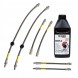 PiterParts 10233150002 Przewody hamulcowe w oplocie stalowym teflonowe BMW E36 tarcze OEM PL Гальмівні шланги в сталевому обплетенні, тефлонові, для BMW E36, диски OEM PL