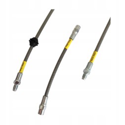PiterParts 10233150002 Przewody hamulcowe w oplocie stalowym teflonowe BMW E36 tarcze OEM PL Гальмівні шланги в сталевому обплетенні, тефлонові, для BMW E36, диски OEM PL