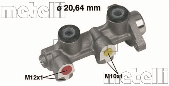 05 0190 METELLI Циліндр гідравлічний гальмівний