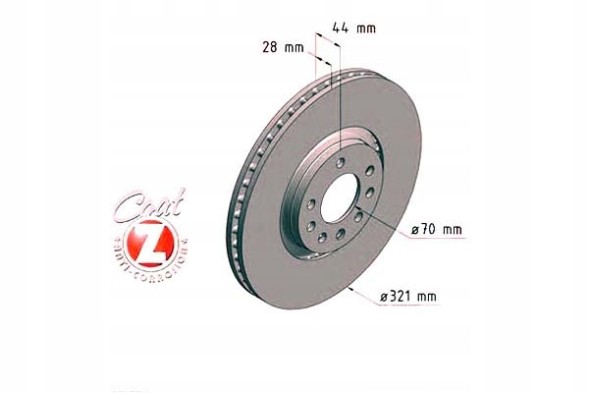 Zimmermann 430.2607.20 Zimmermann 430.2607.20 гальмівний диск 430.2607.20