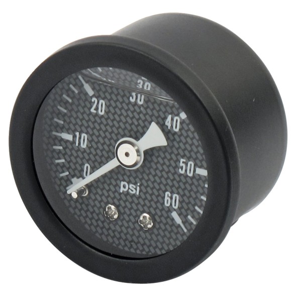 Китай M21 Манометр тиску масла Marshall 0-60 PSI, чорний, №: 901124
