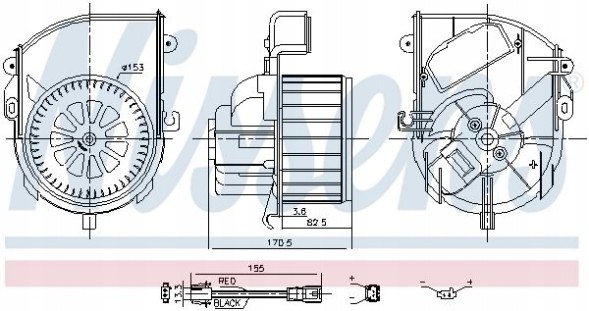 Nissens 87651 Повітродувка - nissens 87651