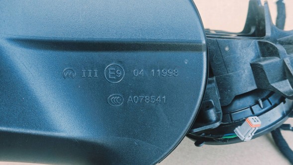 Volkswagen OE 11B857501 Дзеркало ліве Volkswagen ID.4 кронштейн камера 19pin 13+6