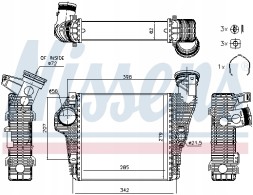 Nissens 961426 Інтеркулер nissens 961426