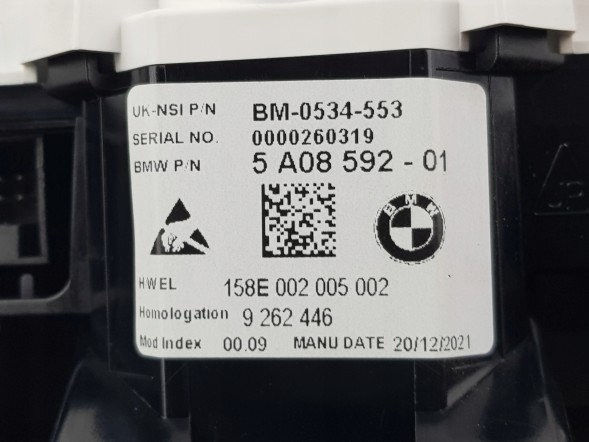 BMW OE Екран Дисплей BMW i3 I01 LCI 5A08592