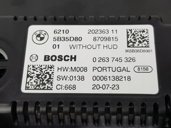 BMW OE 5B35D80 8709815 Лічильник швидкоміра BMW G20 G30 X3 X4 X4M 5B35D80