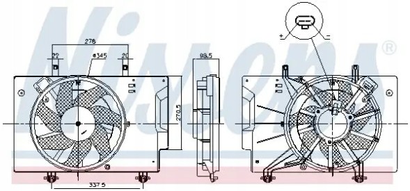Nissens 85810 Вентилятор радіатора 85810 nissens
