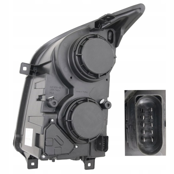 TYC 20-12352-05-2 20-12351-05-2 Фара лампа фронтальна vw crafter 2e 2e0 2005-2013 kpl
