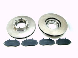 GT-Parts 003950x2, 023945 Диски x2 + колодки INTERSTAR MOVANO MASTER колеса 15