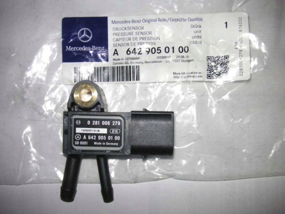 Mercedes-Benz OE NUMER A6429050100 MERCEDES SLK R172 ДАТЧИК КЛАПАНА ФІЛЬТРА DPF A6429050100