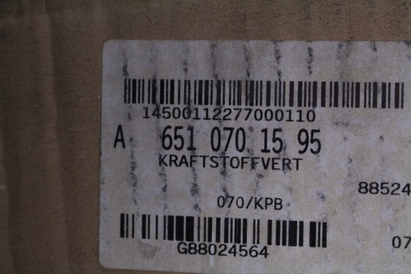 Mercedes-Benz OE A6510701595 Інжекторна планка mercedes a6510701595