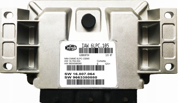 Magneti Marelli KOMPUTER ECU PEUGEOT 1.4 IAW6LPC.105 9663380880 9654596080.serwisecu КОМП'ЮТЕР ECU PEUGEOT 1.4 IAW6LPC.105 9663380880 9654596080