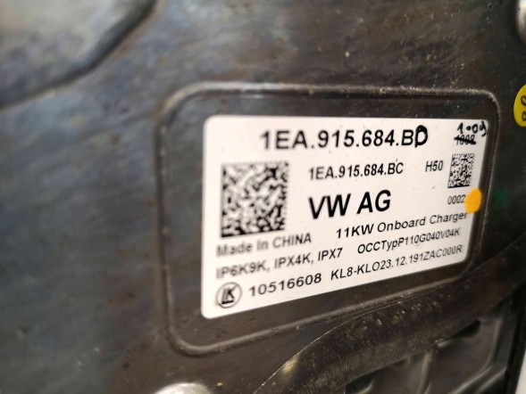 Volkswagen OE 1EA915684BD, DWP524703OE ЗАРЯДНИЙ ПРИСТРІЙ ВИСОКОЇ НАПРУГИ VW ID.3 ID3 1EA915684BD 11KW ОРИГІНАЛ