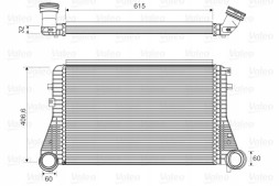 Valeo 818795 Інтеркулер valeo 818795