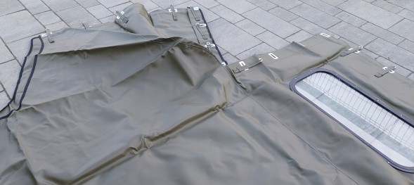 Китай 4010 plandeka Uaz 469 Уаз 3151 Брезент гумовий зелений