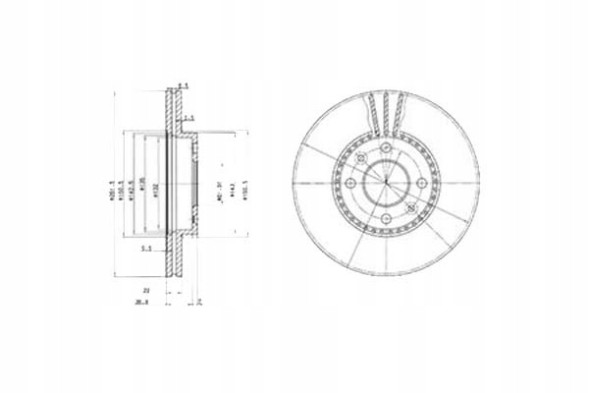 Delphi DELBG2693#BPS-PP+K Гальмівні диски 2шт renault laguna i megane і me #petrolhead pro+ kit2