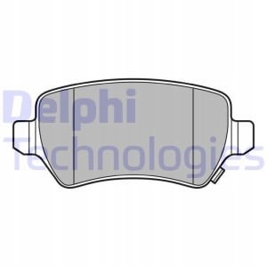 Delphi LP3615 + BG4559C KIA CEE'D II (JD) Колодки + диски задні DELPHI KIA CEED CEE'D 2 II JD