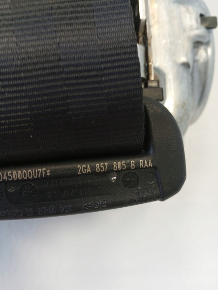 Volkswagen OE РЕМІНЬ БЕЗПЕКИ ЗАДНІЙ Vw Volkswagen T-ROC 2GA 2GA857805B 2GA857806B