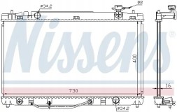 Nissens 646808 Радіатор охолодження 646808 nissens toyota camry vi