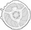 Denso DER09061 Вентилятор охолодження der09061 denso fiat stilo