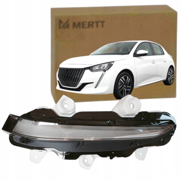 Mertt MRT-2027030 Галоген світлодіодний днр правий водіння на день peugeot 208 ii 2019+ led днр